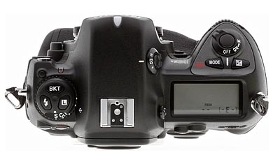 Nikon D 2 X s - Gehaeuseansicht von oben